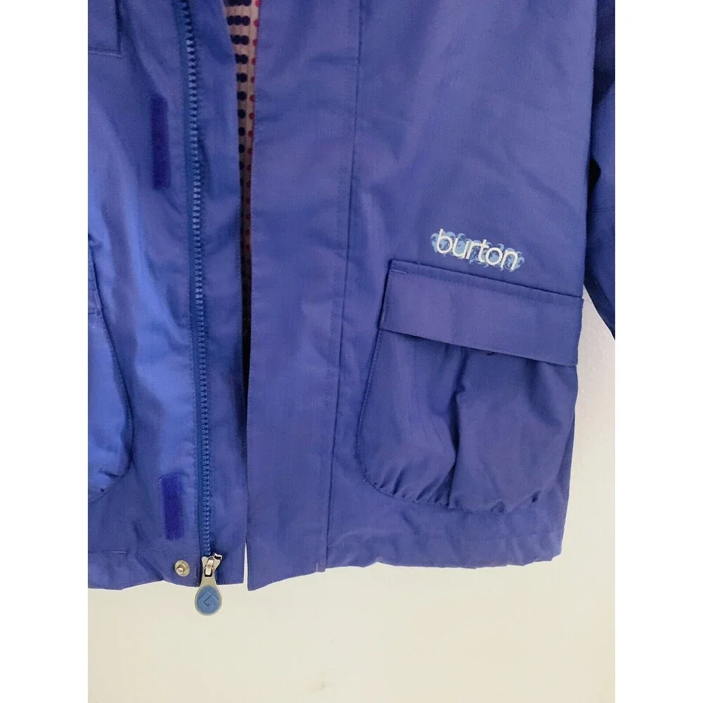 Girl's Burton Dry-Ride Jacket Purple Full-Zip Snowboard Ski Winter Snow Jacket L